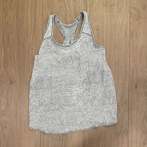 Lululemon Athletica Light Gray Racerback Tank Top